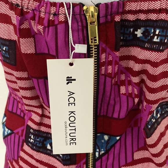 Ace Koture African Print Dress size medium - Picture 6 of 10